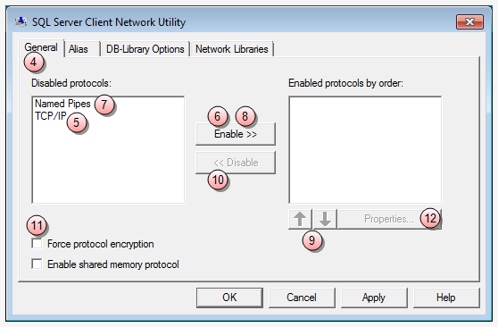 sql server client network utility windows 10