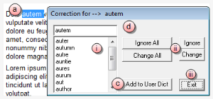 Spell Check Correction for window