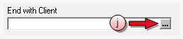 End with Client option selection