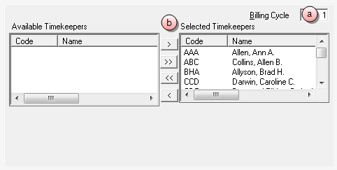 Prebill by cycle options