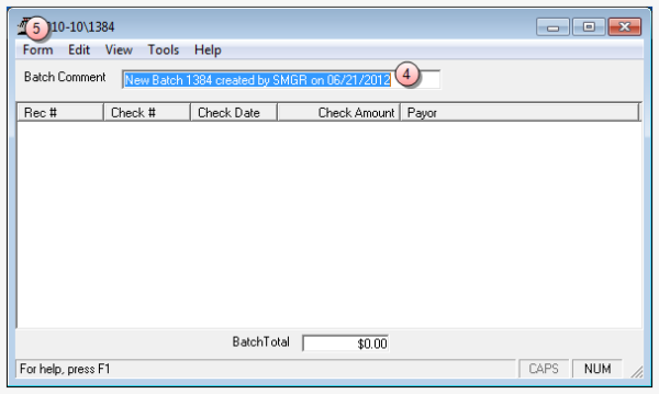 batch window Batch window